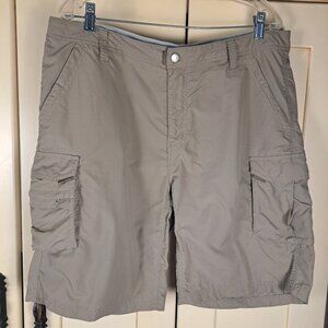 REI Nylon Dark Khaki Women's Hiking Activewear Shorts Sz 16